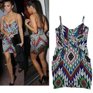 MARA HOFFMAN Sleeveless Geometric Print Mini Dress 2
